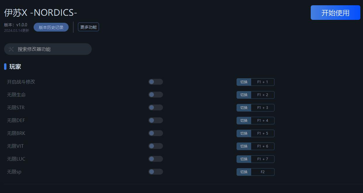 《伊蘇X -北境歷險》v1.0.0二十項修改器一修大師版
