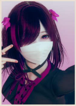  《AI少女》紫色短發紫色長裙哥特風美少女MOD