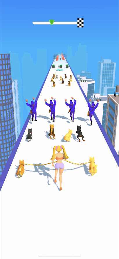 遛狗賽跑