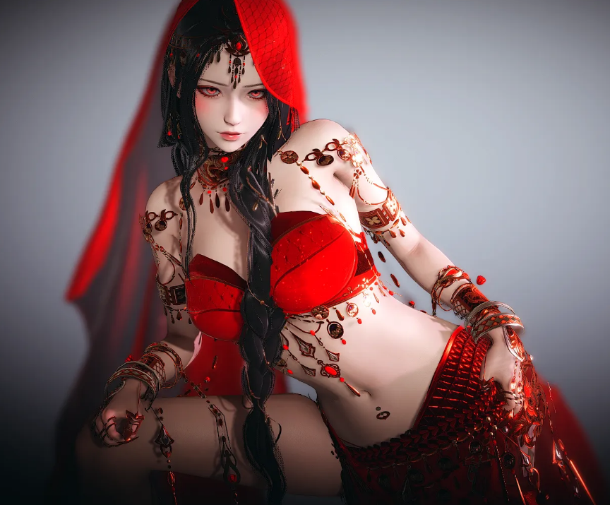 《AI少女》極品身材水蛇腰沙漠舞女MOD
