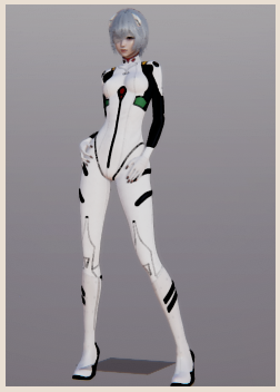 《AI少女》新世紀福音戰士女主角綾波麗MOD