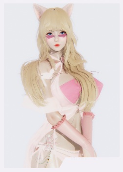 《AI少女》金發粉紅狐貍少女MOD