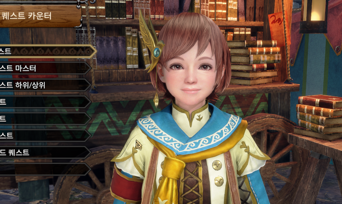 《怪物獵人崛起：曙光》去除女NPC的眼鏡MOD