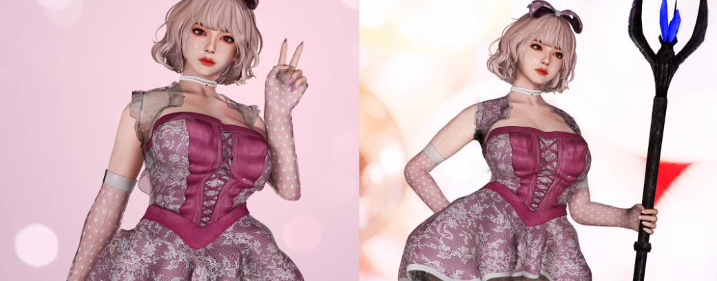《上古卷軸5：天際重制版》COCO洛麗塔服裝MOD