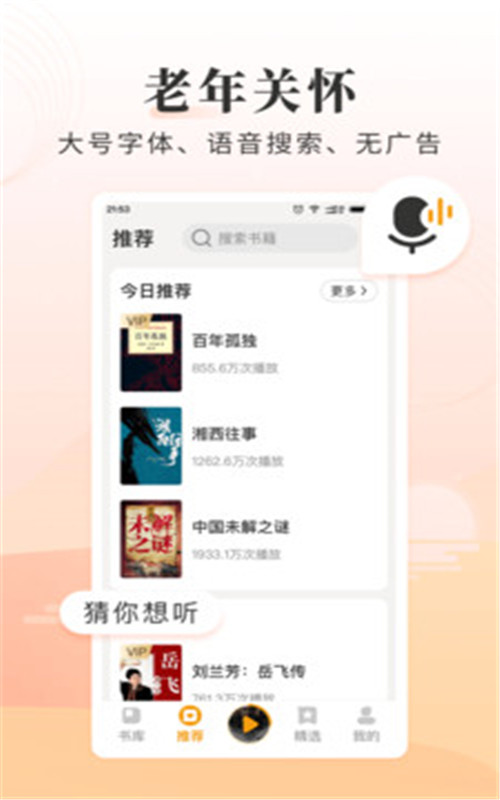 懶人暢聽大字版