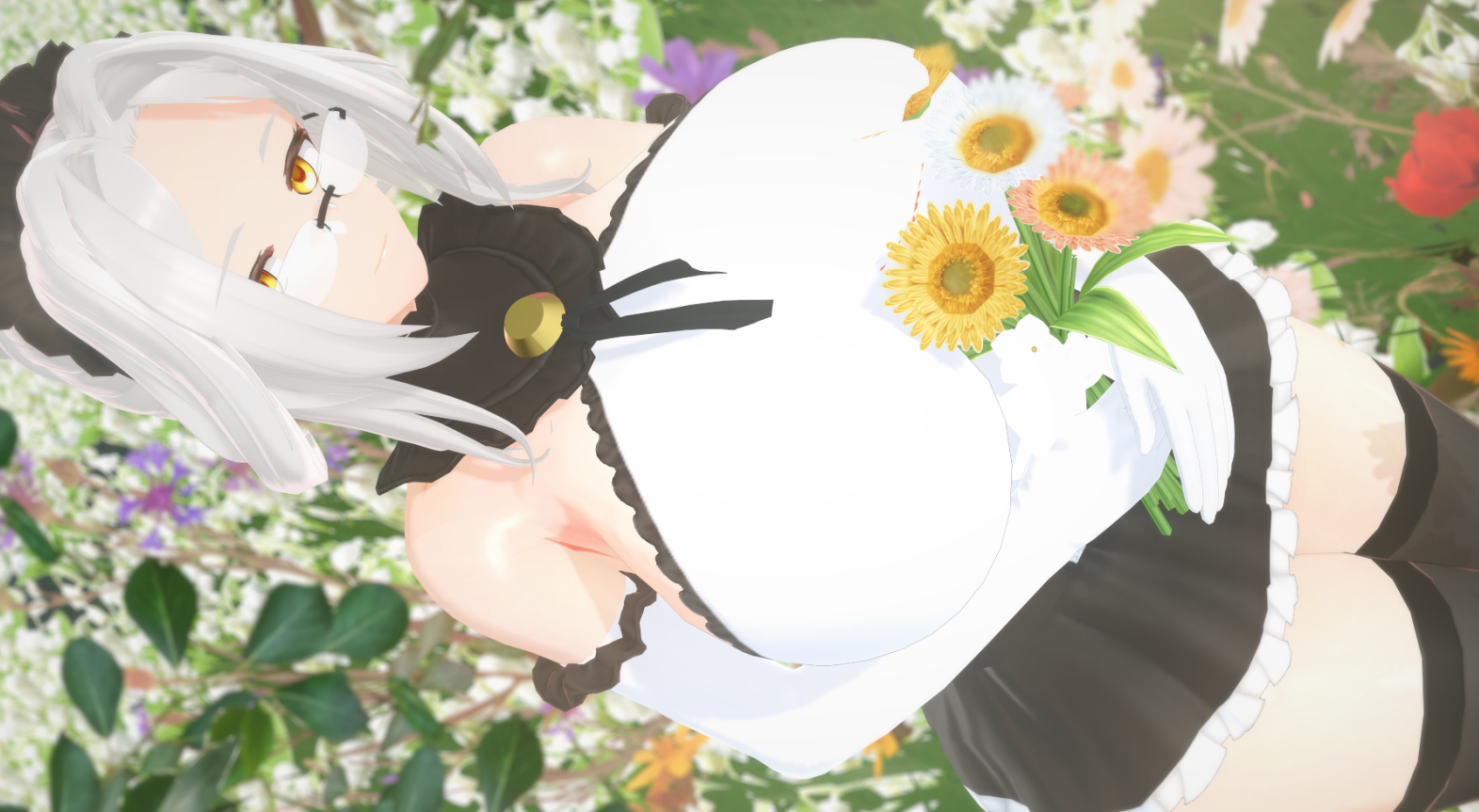 《戀活Sunshine》性感白發高冷眼鏡娘MOD