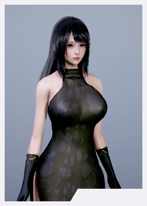 《AI少女》性感身材黑衣大姐姐MOD
