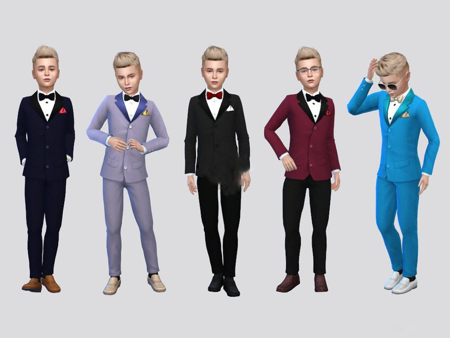 《模擬人生4》男孩帥氣禮服MOD