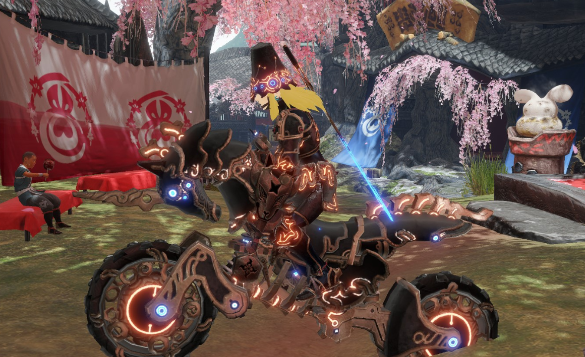 《怪物獵人崛起：曙光》塞爾達大師摩托替換狗狗天彗龍套MOD
