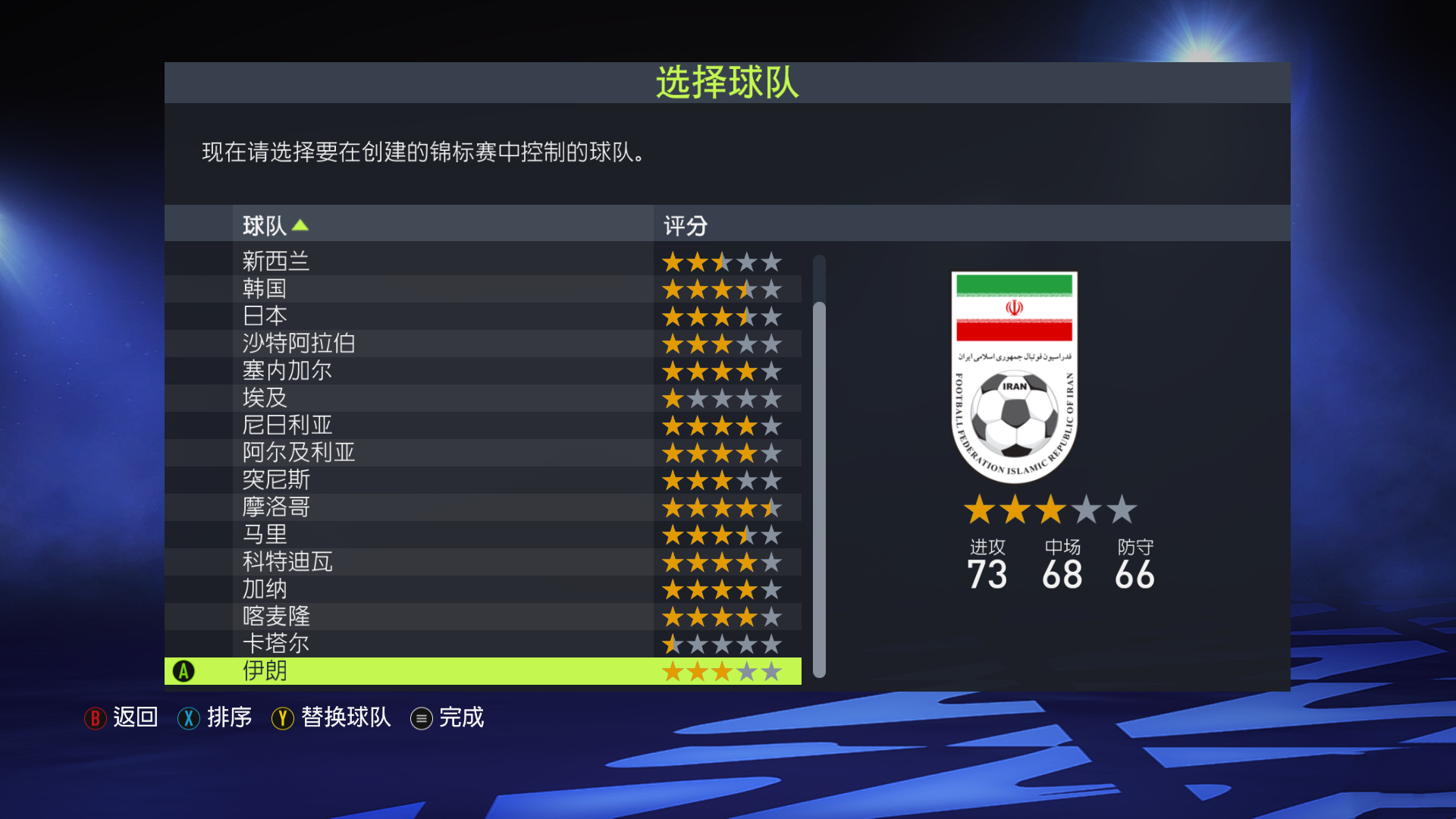 《FIFA 22》國家隊大補v0.55球隊漢化補丁