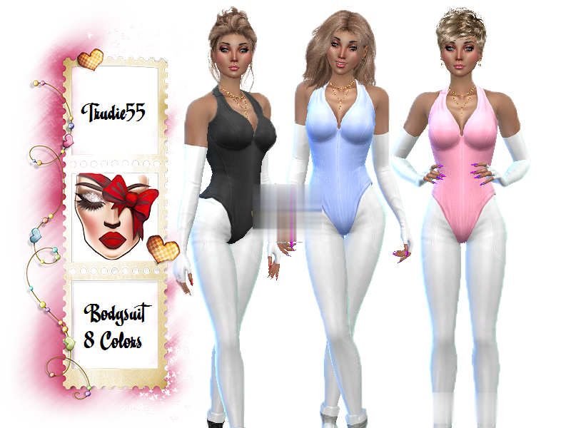《模擬人生4》女性的緊身連身褲MOD