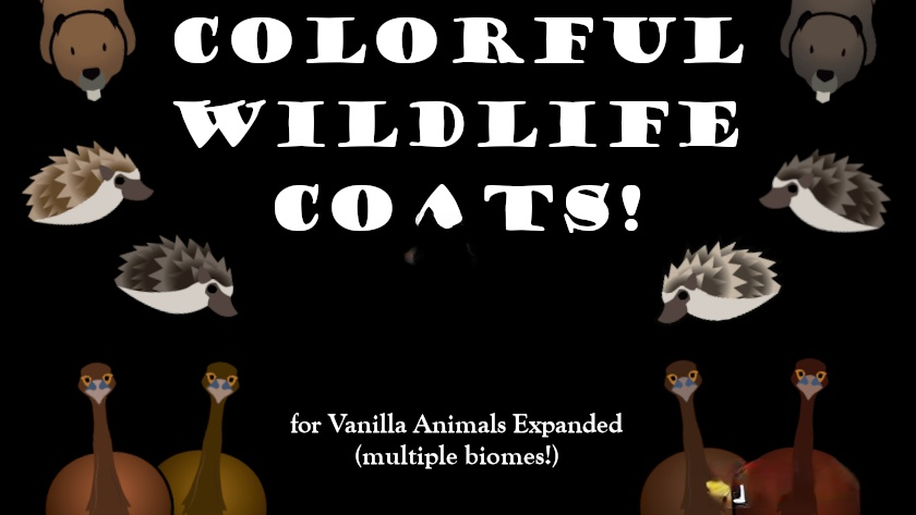 《邊緣世界》動物有更多顏色v1.3MOD