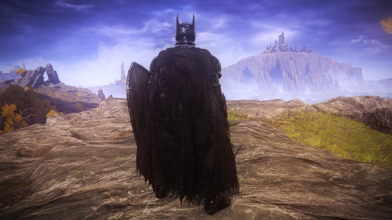 《艾爾登法環》中世紀黑騎士套替換黑刀套MOD