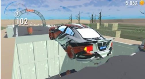 汽車下降沖刺模擬