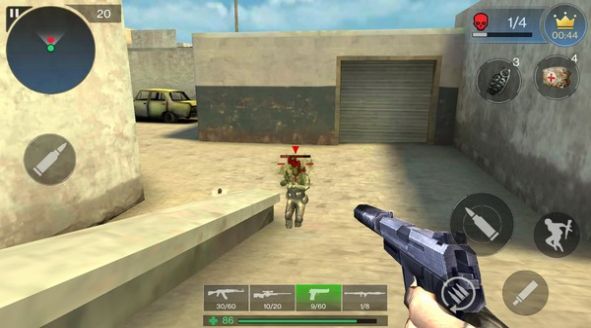 士兵突襲射擊