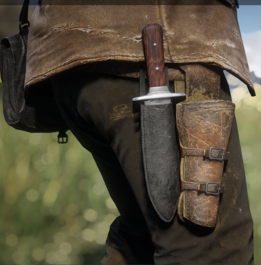 《荒野大鏢客2》亞瑟的黑色刀鞘MOD