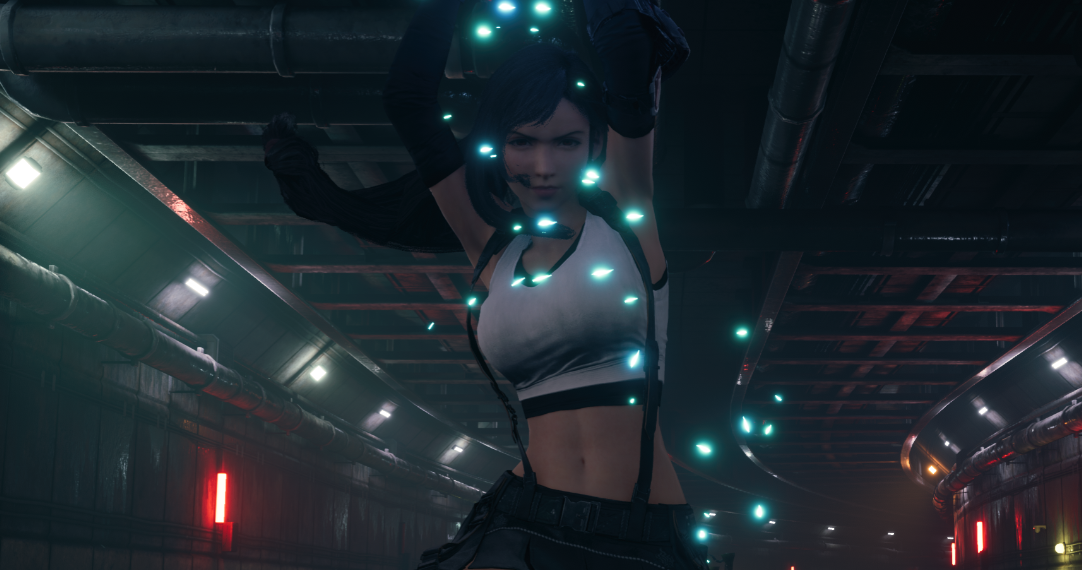 《最終幻想7：重制版》蒂法少女粉可愛內衣MOD