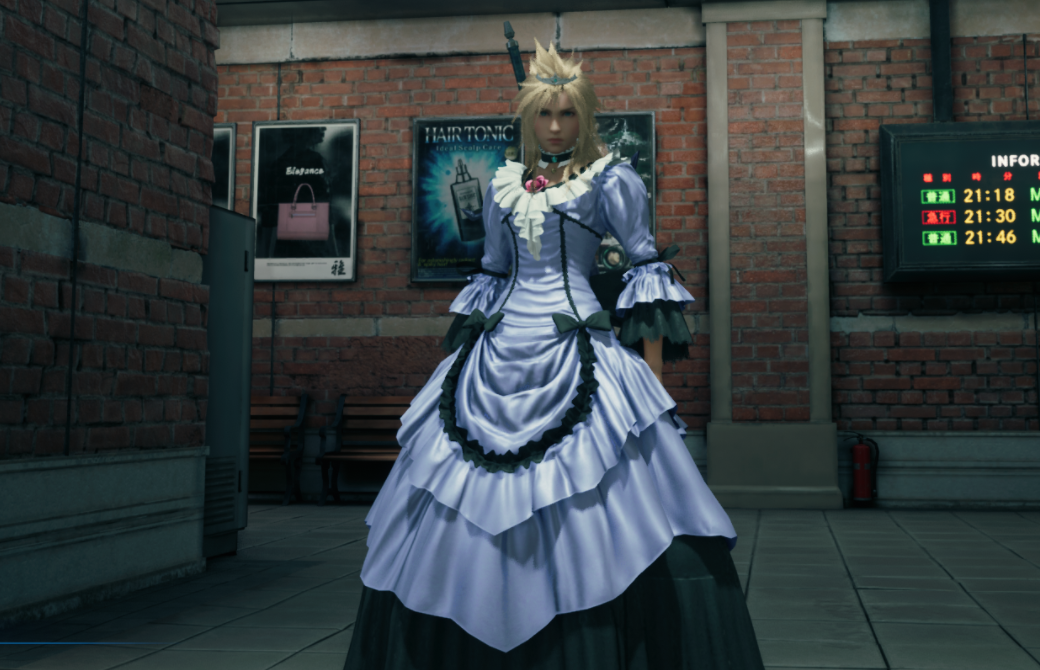 《最終幻想7：重制版》克勞德華麗禮服MOD