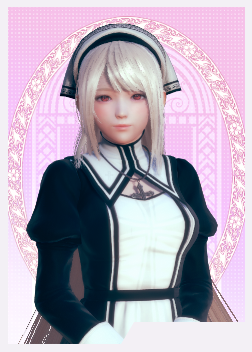 《AI少女》銀色長發粉色瞳孔美麗修女MOD