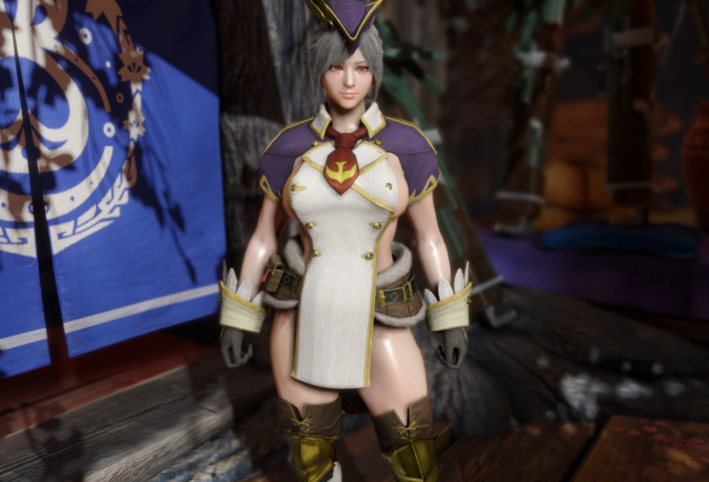 《怪物獵人崛起：曙光》EBB更加性感皇家炮兵套MOD