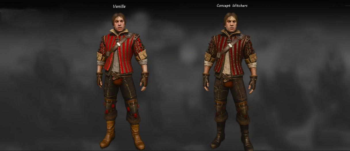 《巫師3次世代版》角色概念圖還原MOD