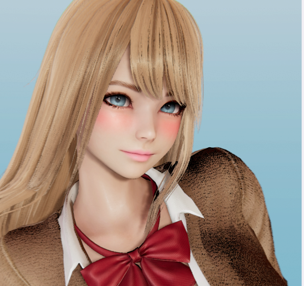 《AI少女》金發性感時尚女學姐MOD