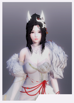 《AI少女》白色獸耳性感古裝狐妖MOD