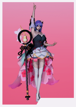 《AI少女》紫色長發王者偶像歌手皮膚王昭君MOD