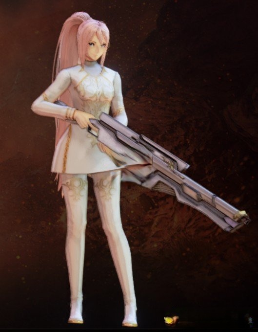 《破曉傳說》希儂白色高級服裝MOD
