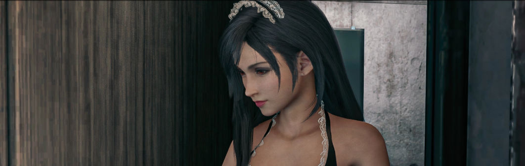 《最終幻想7：重制版》蒂法素顏清純居家女仆MOD