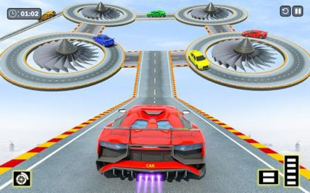 瘋狂坡道賽車特技