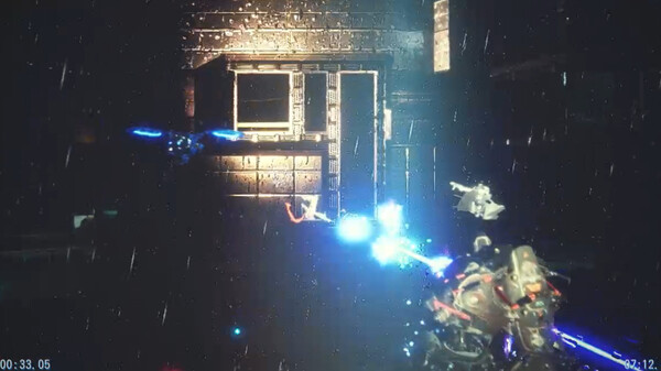 攀登城市的賽博忍者