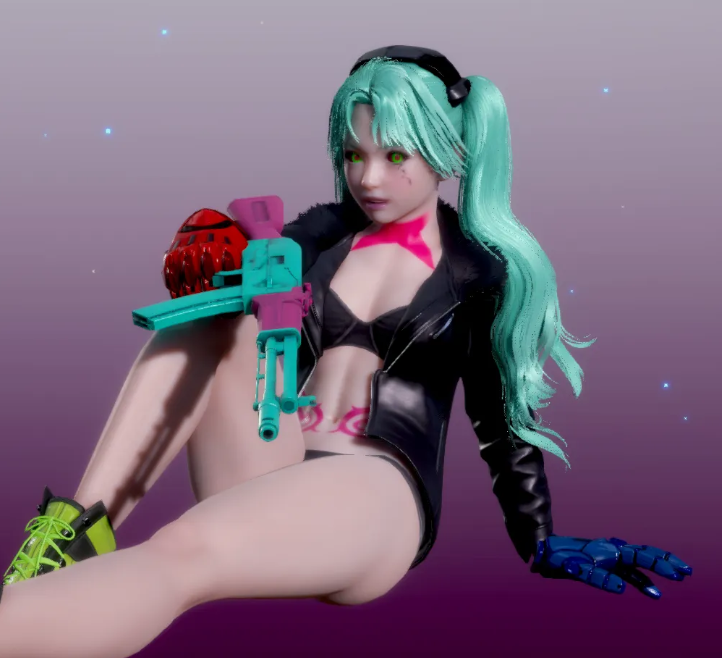 《ROOM Girl》賽博朋克邊緣行者麗貝卡MOD