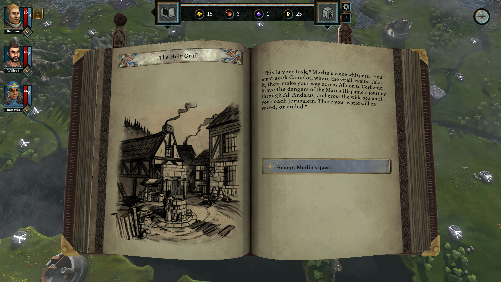 梅林之手中文版