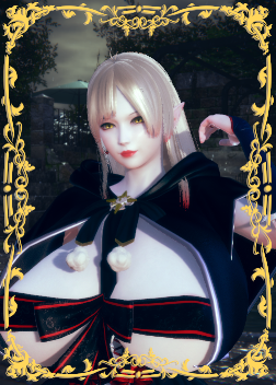 《AI少女》萬圣節性感白發吸血鬼MOD