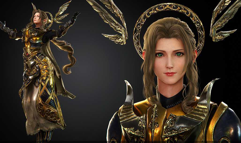 《最終幻想7：重制版》愛麗絲密涅瓦女神裝MOD