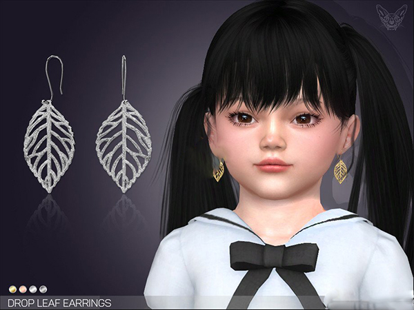 《模擬人生4》女孩樹葉耳環(huán)MOD