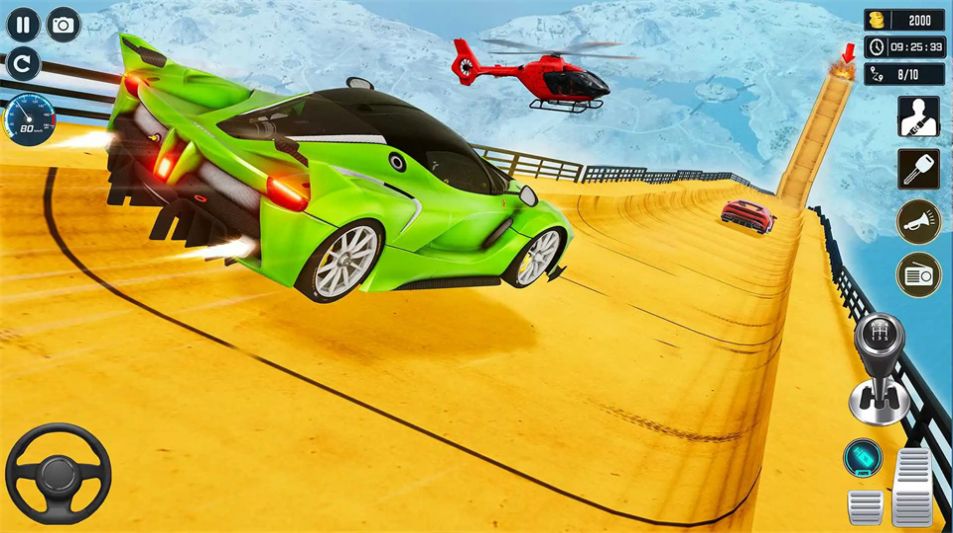 汽車特技瘋狂坡道