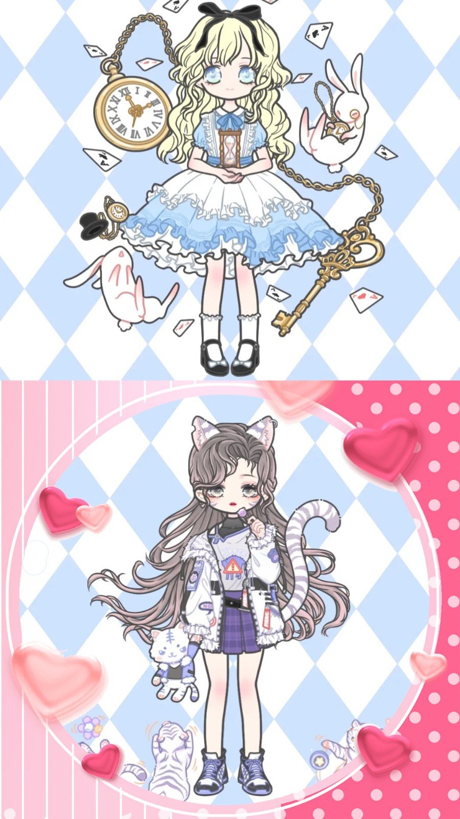 迷你校園裝扮少女