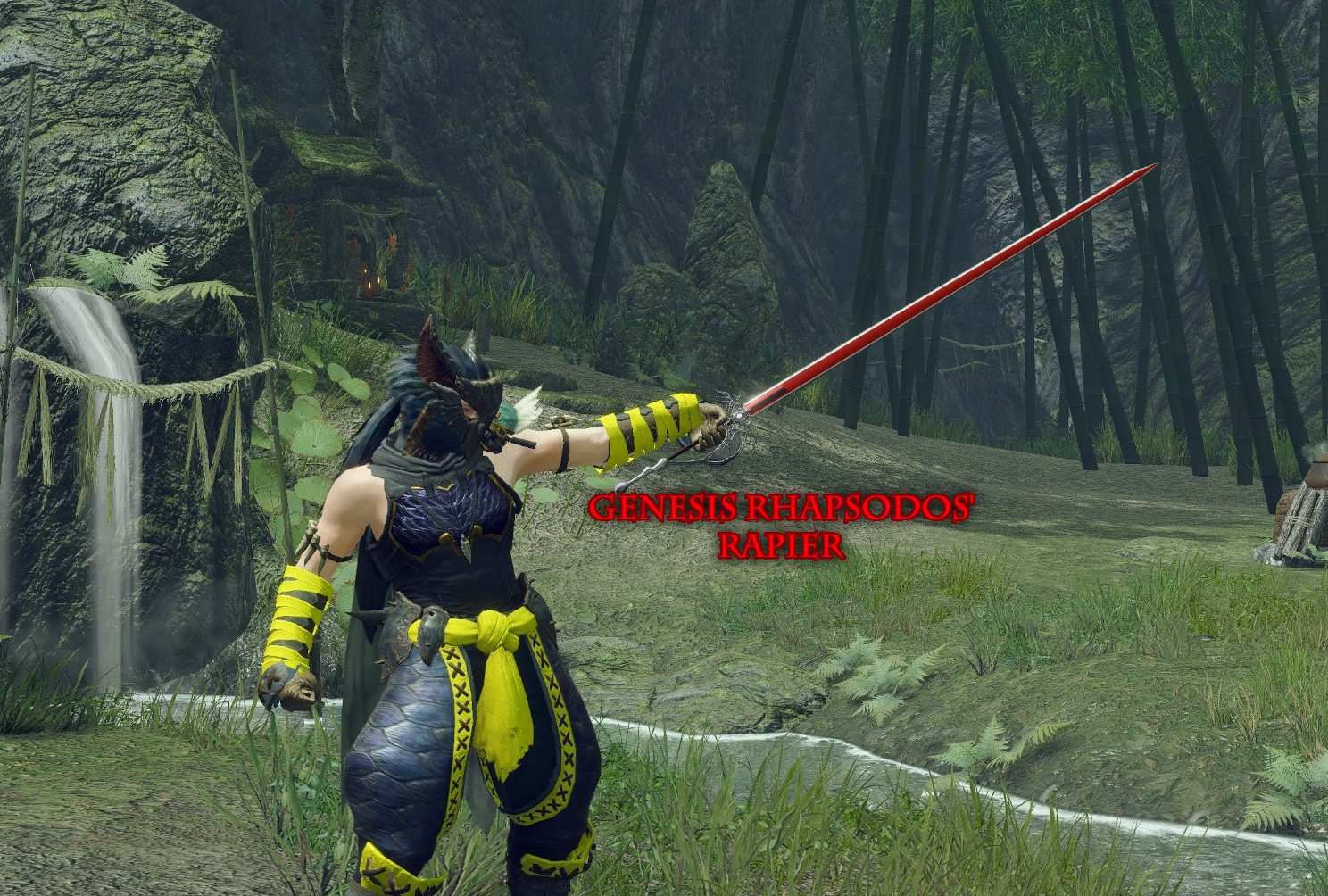 《怪物獵人：崛起》杰尼西斯·拉普索道斯的赤劍MOD曙光版