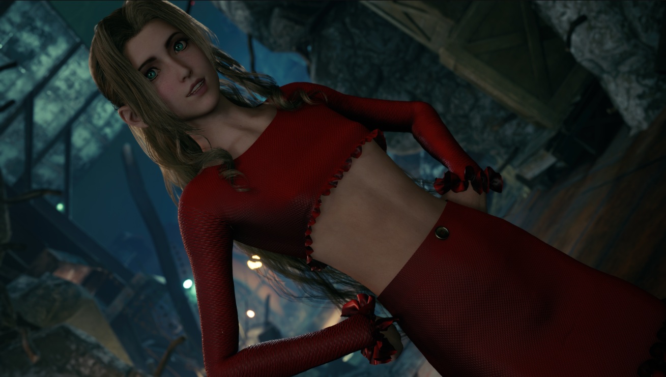 《最終幻想7：重制版》愛麗絲的自戀紅裝MOD
