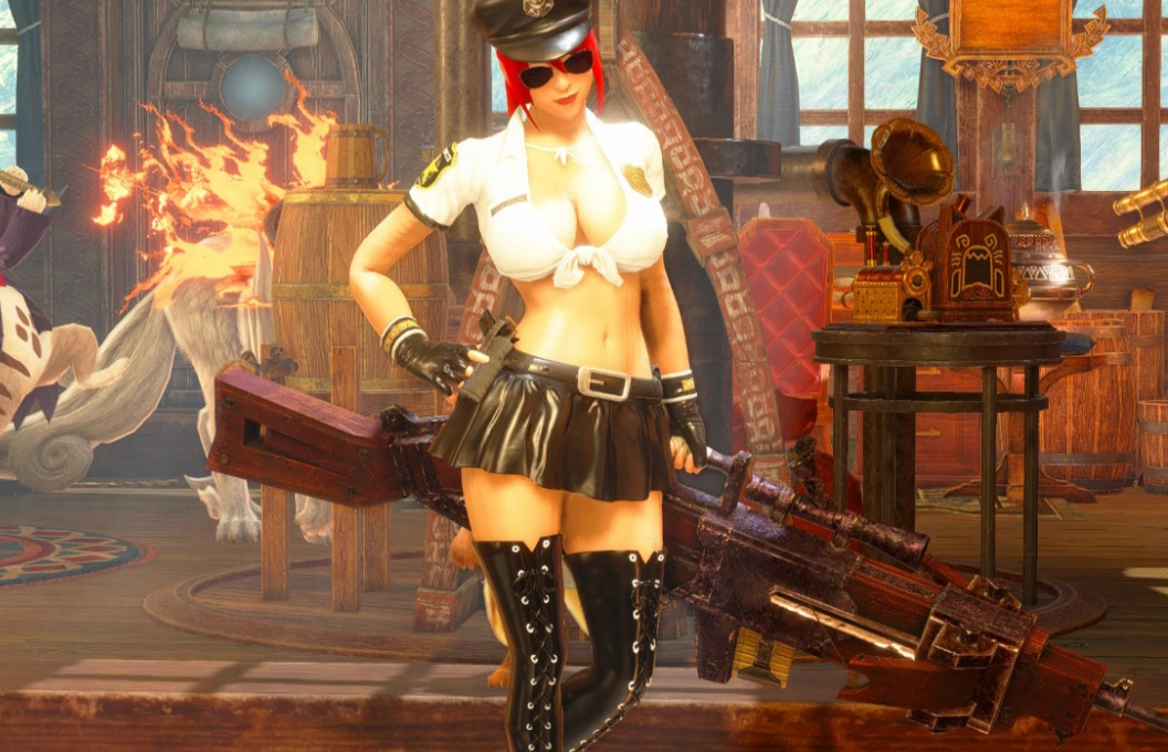 《怪物獵人崛起：曙光》性感NBB美式水手裝MOD