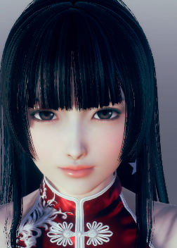 《AI少女》紅色旗袍黑長直性感御姐MOD