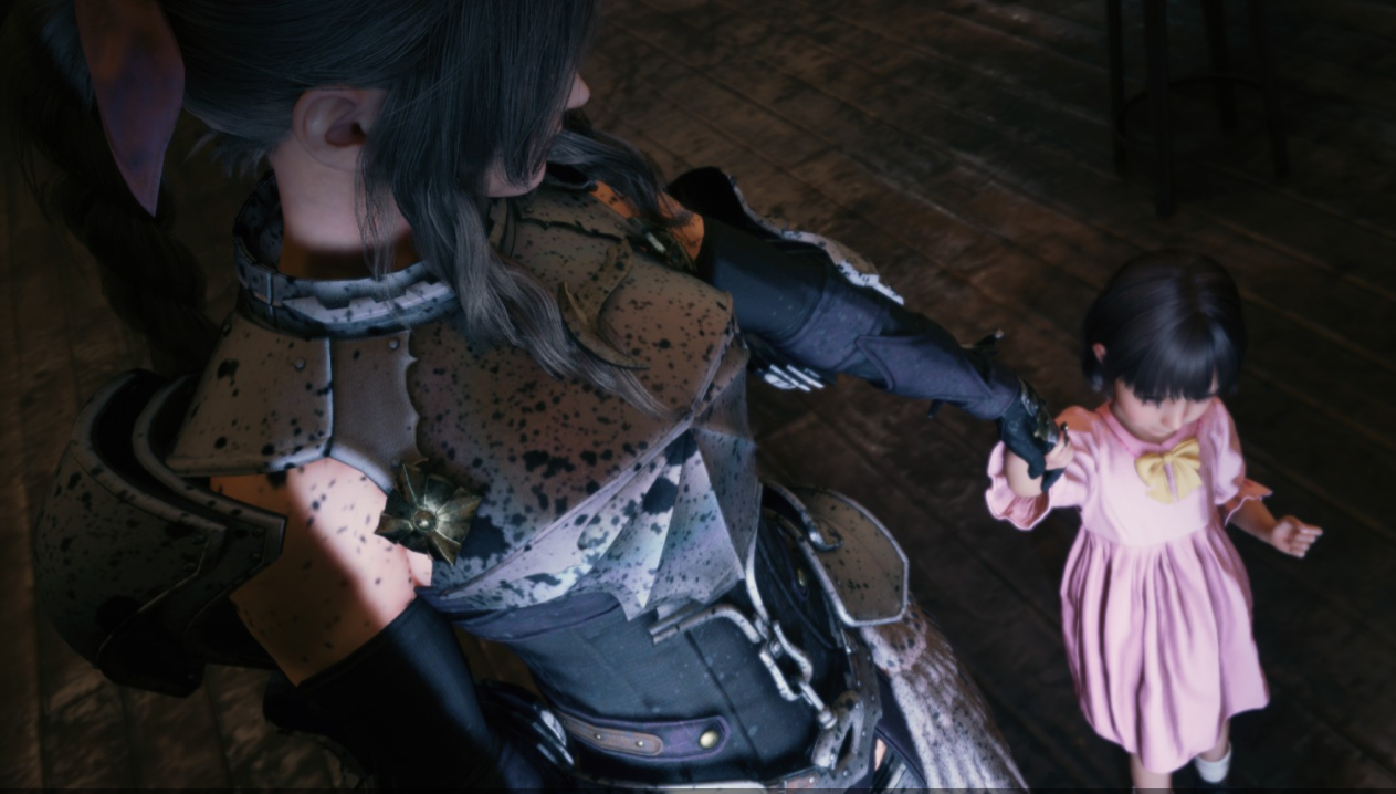 《最終幻想7：重制版》愛麗絲臉部灰塵cosFF13女武神雷光MOD