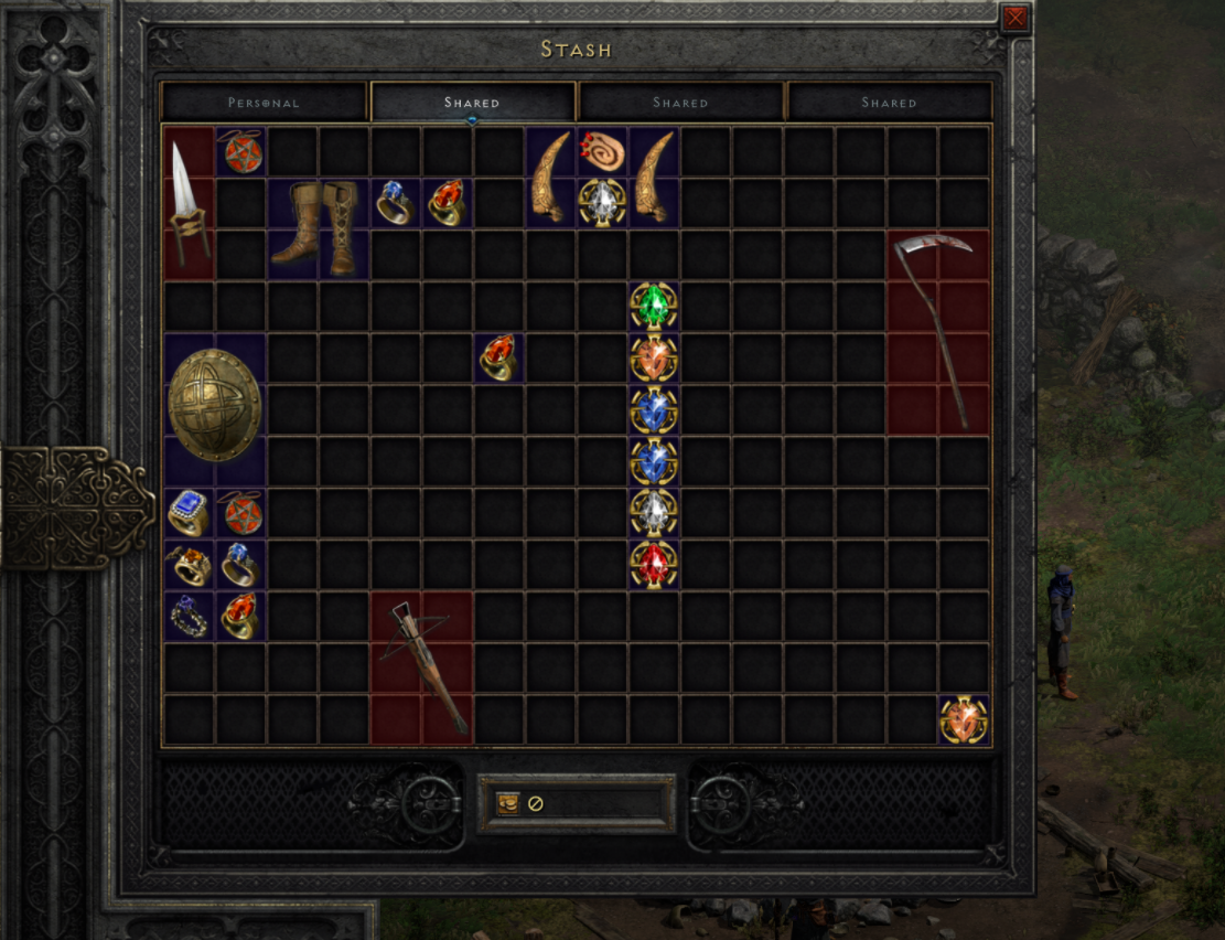《暗黑破壞神2重制版》身臨其境的大儲物箱MOD