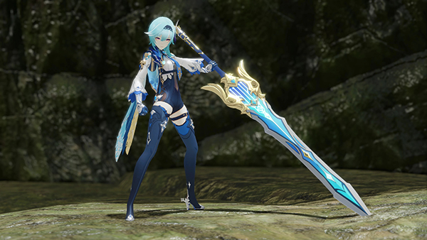 《怪物獵人：崛起》原神優菈外觀和武器外觀MOD