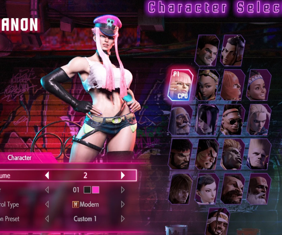 《街頭霸王6》曼儂性感cos毒藥MOD