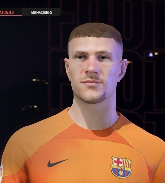 《FIFA 22》特爾施特根新款臉型補(bǔ)丁