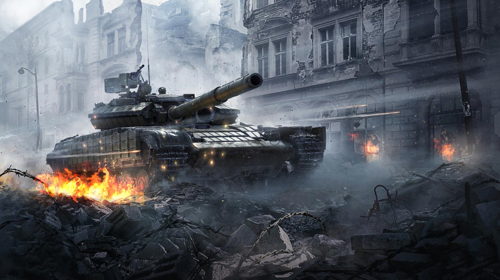 《Wallpaper Engine》戰爭雷霆T64BV坦克動態壁紙