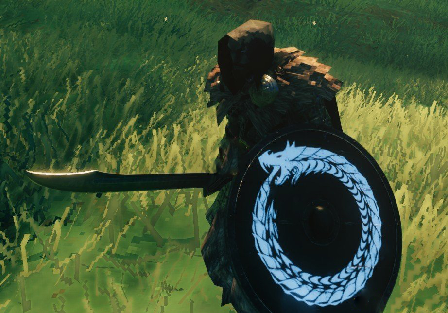 《Valheim：英靈神殿》銀龍紋盾MOD